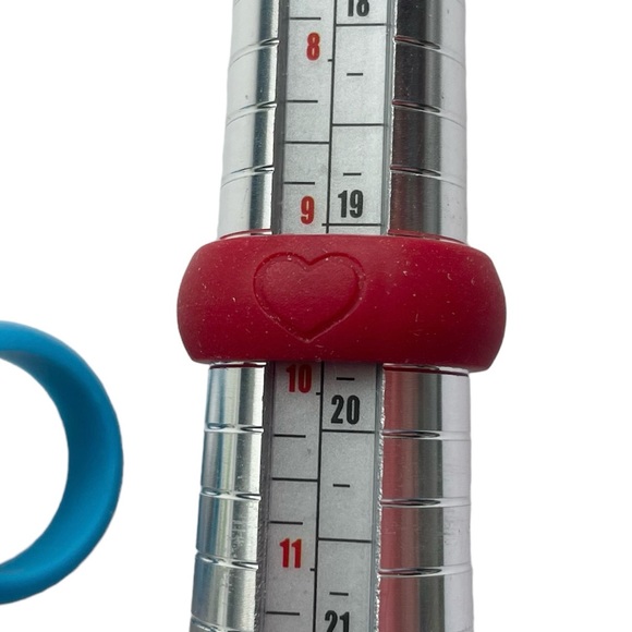 NEW - 6 Rings - Silicone Bands Size 9/10 - Picture 9 of 10